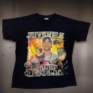 JUVENILE "3rd WARD SOLJA" 400 Degreez Vintage Rap T Shirt